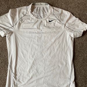 Nike Pro white shirt